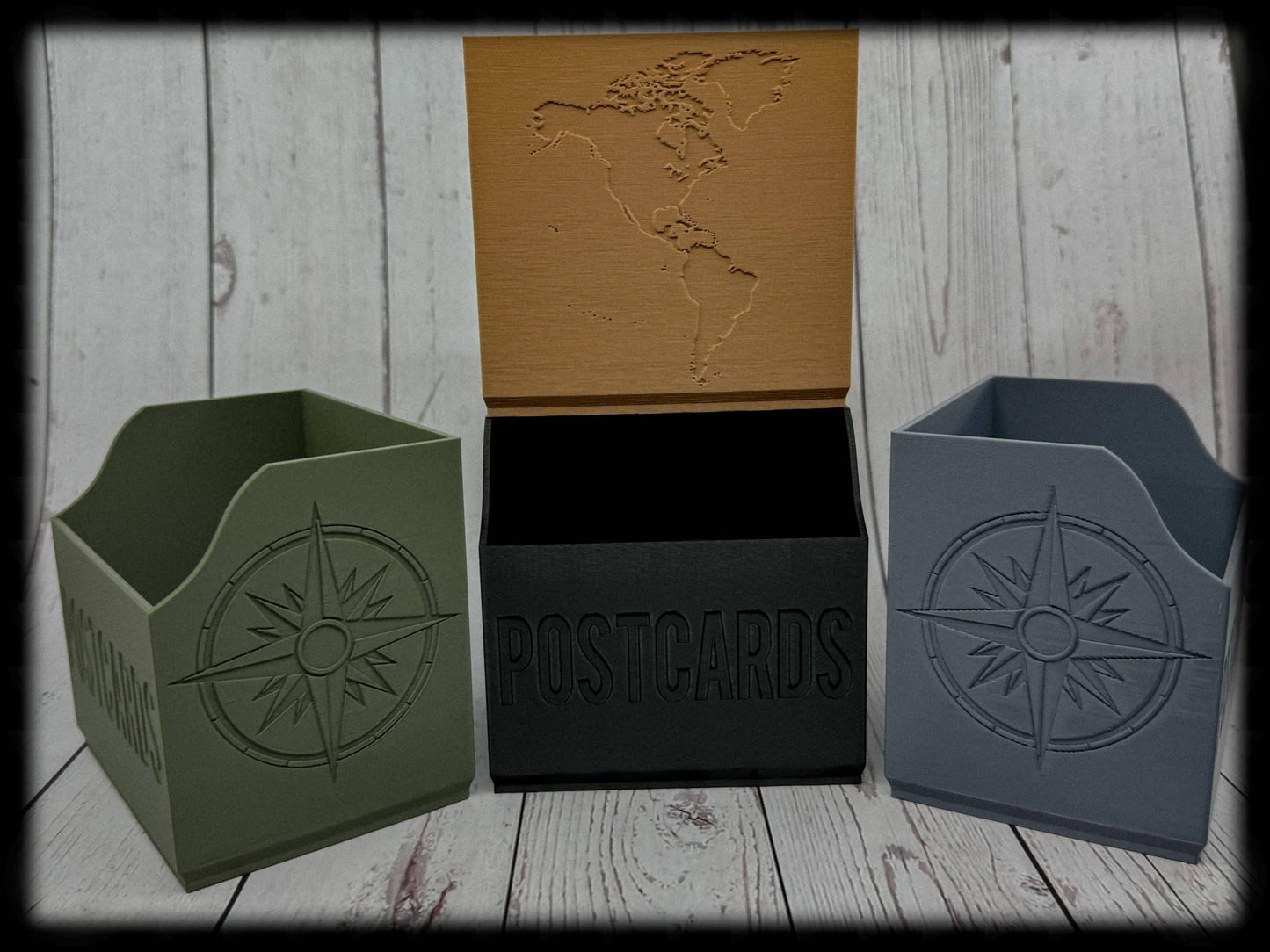Postcard Box For National Parks, State Parks, Adventures, and Travels