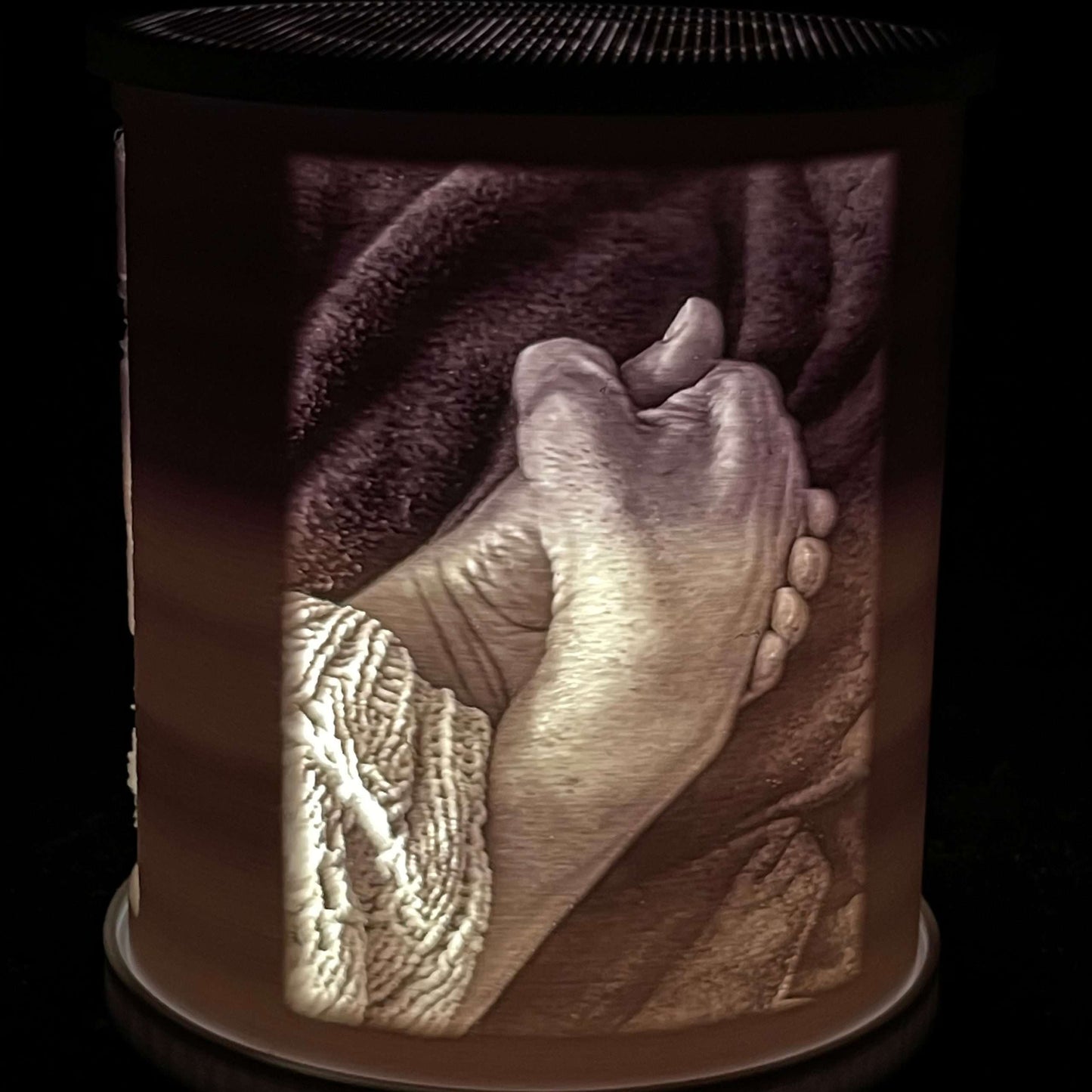 Made to Order Custom Double Photo Lamp (Lithophane) Lantern