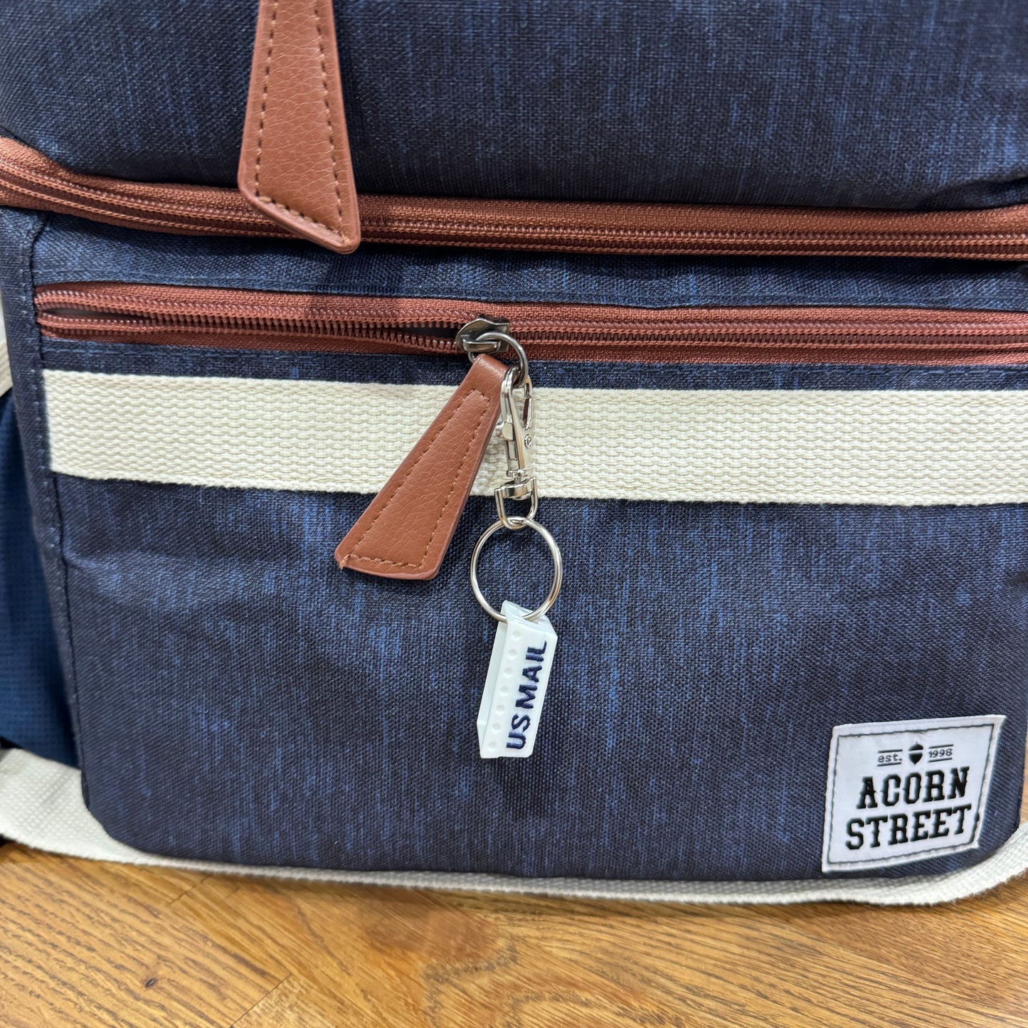 Mini Postal DPS Letter Tray Key Chain - 3D Printed Mail Tub with Swivel Hook, Perfect for Postal Lovers! (Copy)