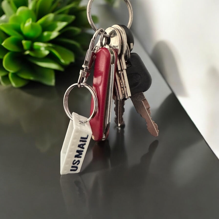 Mini Postal DPS Letter Tray Key Chain - 3D Printed Mail Tub with Swivel Hook, Perfect for Postal Lovers! (Copy)