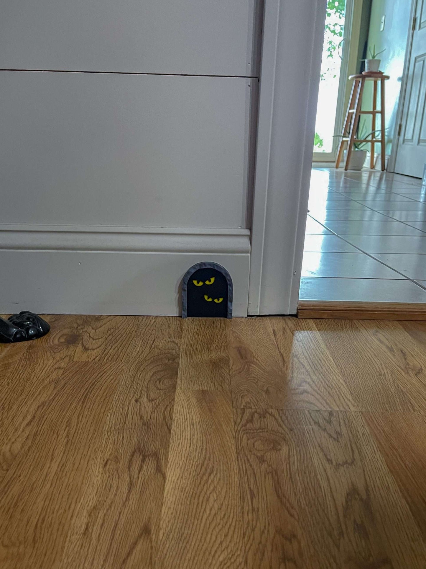 Miniature Doorway with Spooky Eyes