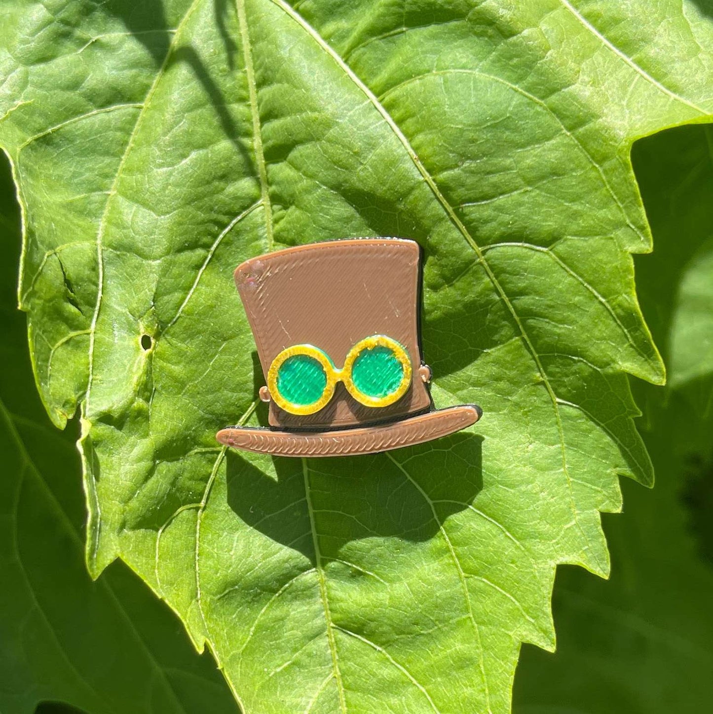 Steampunk Plant Magnets - Set of three plant magnets in the steampunk theme!