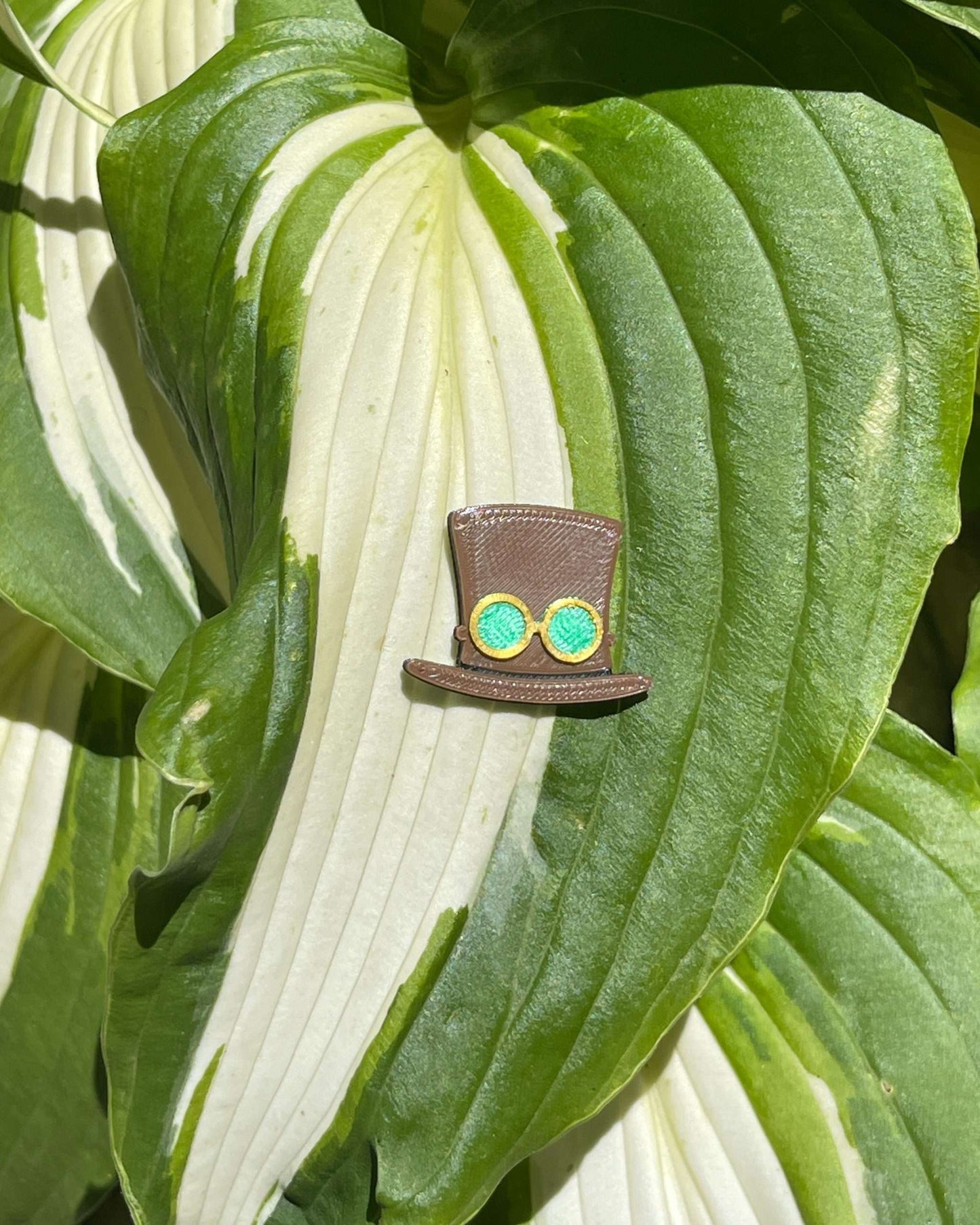 Steampunk Plant Magnets - Set of three plant magnets in the steampunk theme!