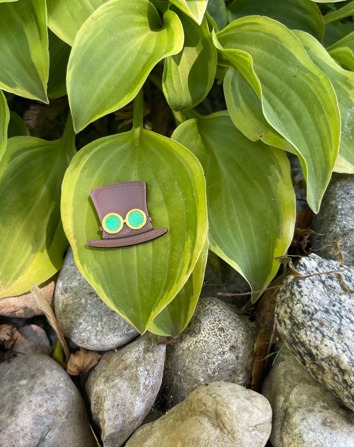 Steampunk Plant Magnets - Set of three plant magnets in the steampunk theme!