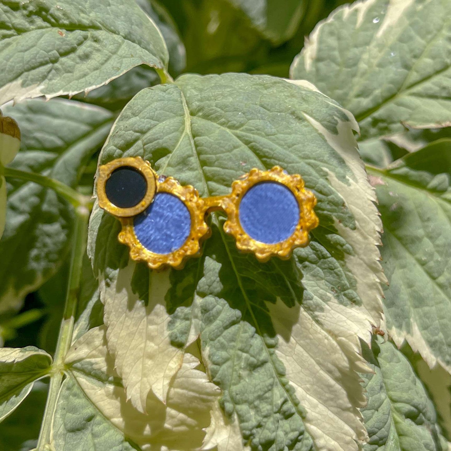 Steampunk Plant Magnets - Set of three plant magnets in the steampunk theme!