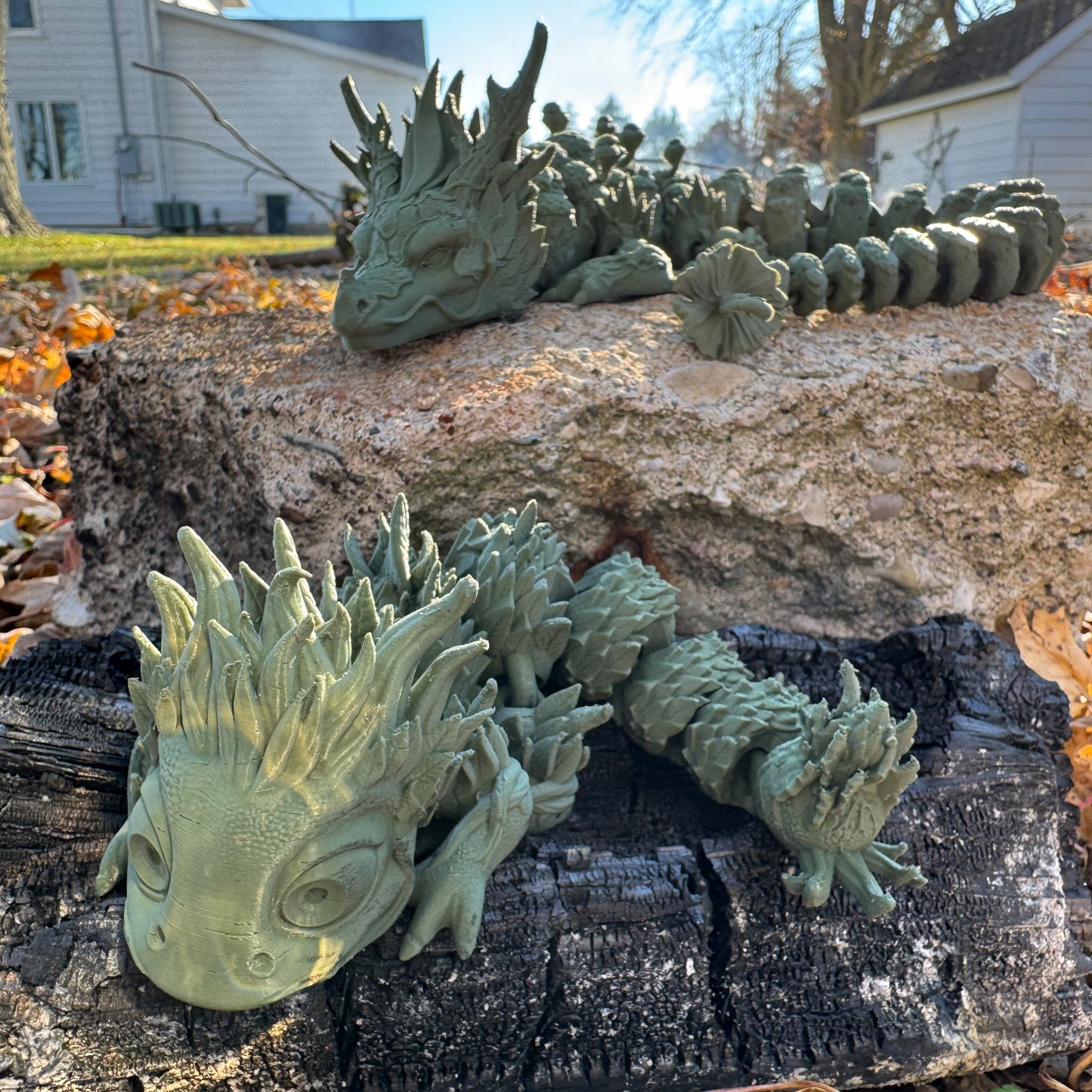 Elemental Forest Dragons