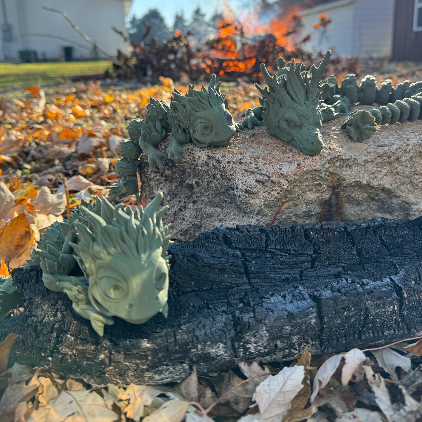Elemental Forest Dragons