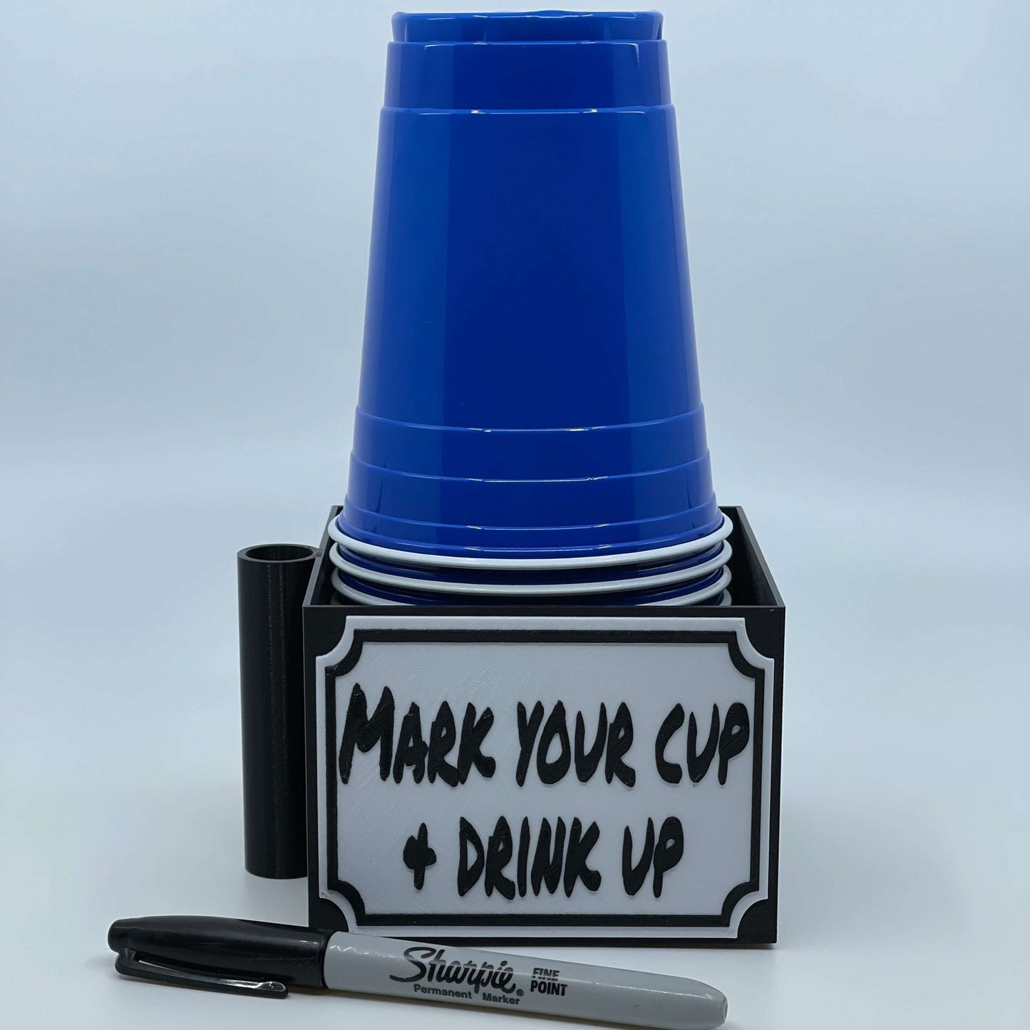 Solo Cup Holder with Marker Holder