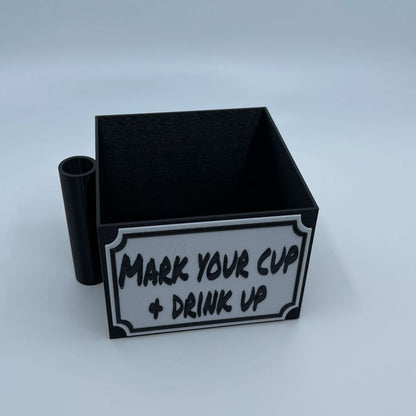 Solo Cup Holder with Marker Holder