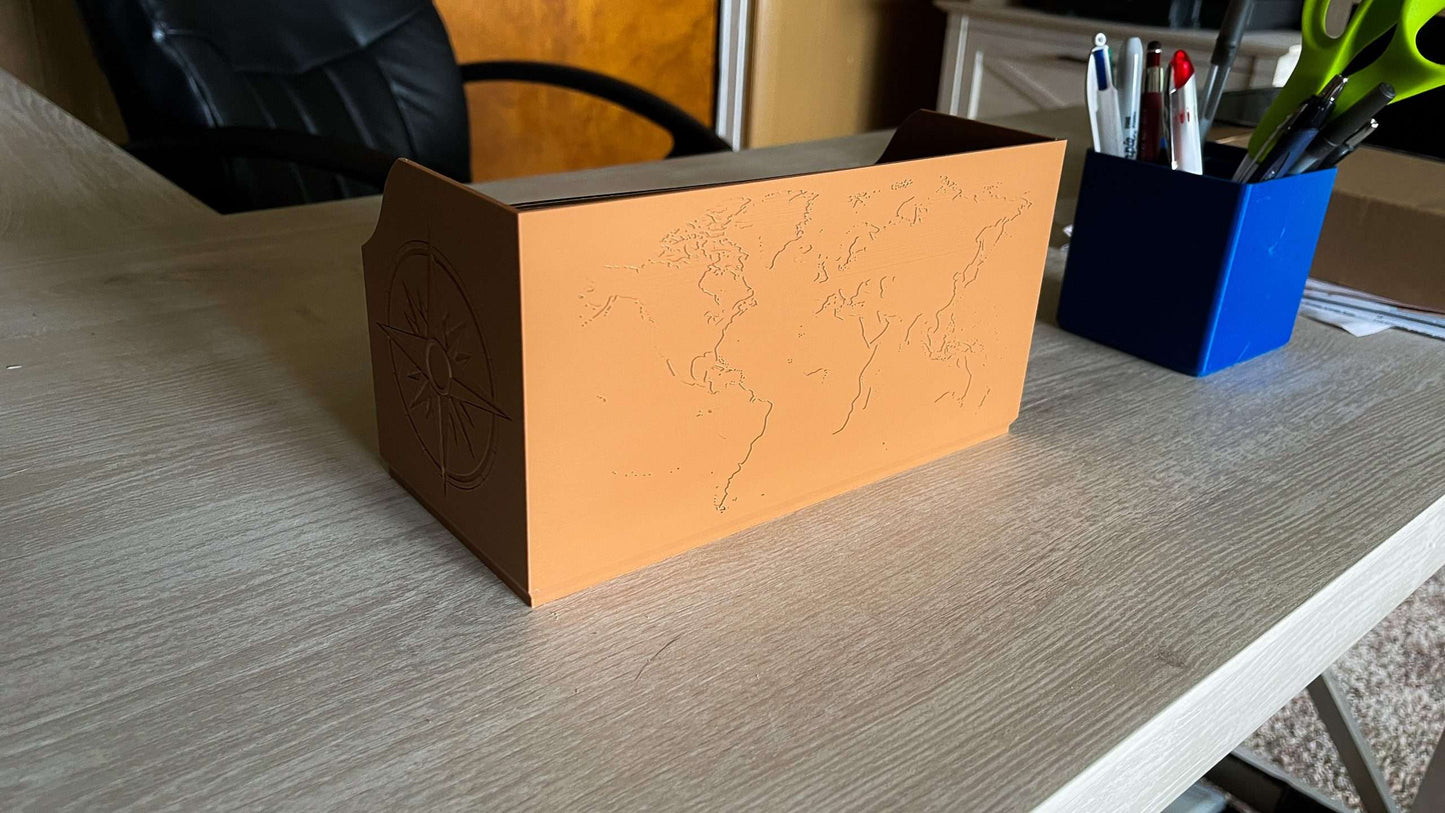 Map Storage and Organization Box For National Park Maps, State Park Maps, or other Maps
