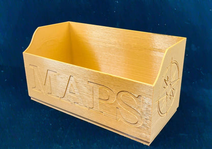 Map Storage and Organization Box For National Park Maps, State Park Maps, or other Maps