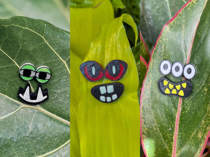Set of 3 More Plant Monster Magnets!