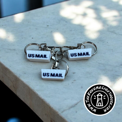 Mini Postal DPS Letter Tray Key Chain - 3D Printed Mail Tub with Swivel Hook, Perfect for Postal Lovers! (Copy)