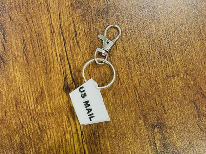Mini Postal DPS Letter Tray Key Chain - 3D Printed Mail Tub with Swivel Hook, Perfect for Postal Lovers! (Copy)