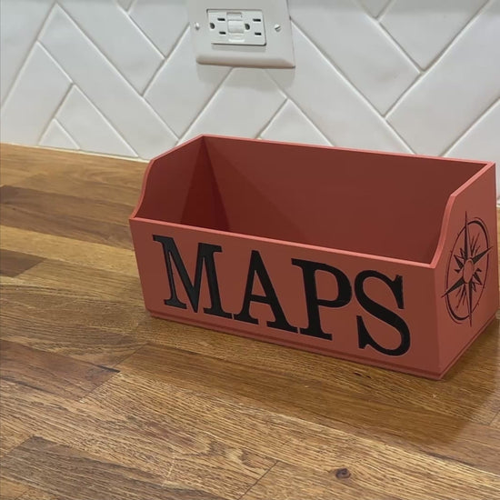 Terra Cotta Map Box viewing different angles