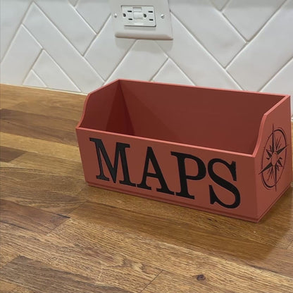 Terra Cotta Map Box viewing different angles